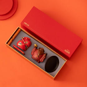 【一群朋友】2026 骐骥驰聘·暴富马 财神香插 礼盒