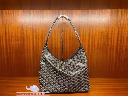 GOYARD戈雅 独家订单 Bohème Hobo Y字老花满印抗压皮革手柄 帆布拼牛皮 腋下包子母包 单肩手提包 商品图1