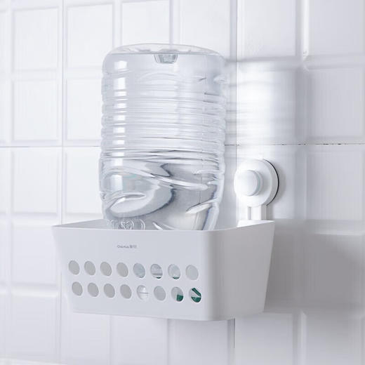 茶花 卡乐免打孔吸壁收纳篮 255008 商品图6