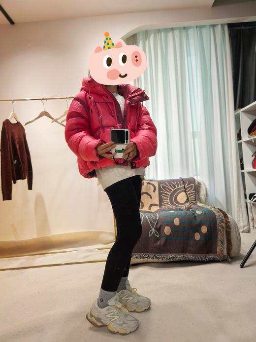 399元到手！董洁直播同款【纤念透明云朵短款羽绒服4346】✨冬季炸街款！透明云朵羽绒服直接美到心巴上用的是柳桥绒（懂的都懂！行业顶流羽绒，每件衣服的二维码可溯源到用的哪只鸭子的绒  1210 商品图6
