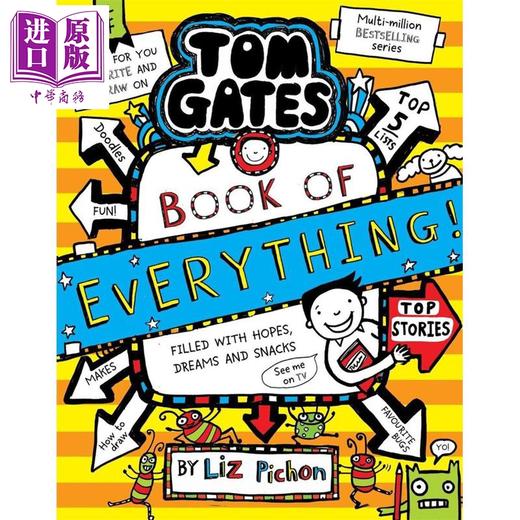 预售 【中商原版】汤姆 盖茨22 万物之书 英文原版 Tom Gates Book of Everything Book 22 Liz Pichon 国际流行小说 商品图0
