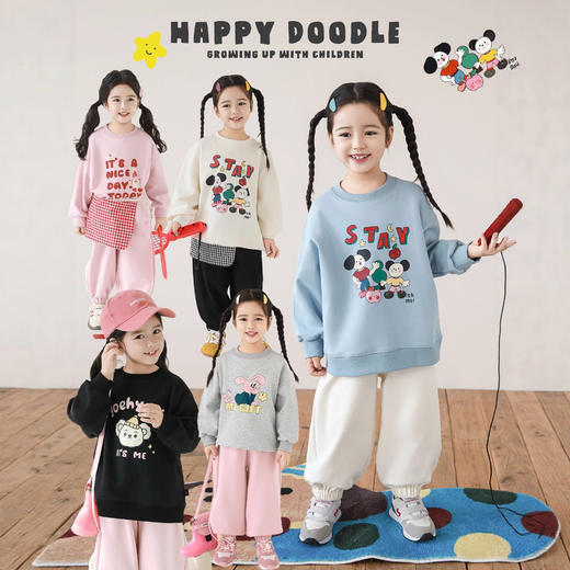 【59.9元拍2件】男童加绒卫衣秋冬款2025冬装新款儿童男孩加厚一体绒保暖春秋上衣 商品图13