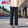 回力牛仔裤男秋冬款2024新款加绒美式高街休闲长裤宽松直筒裤子男 商品缩略图9