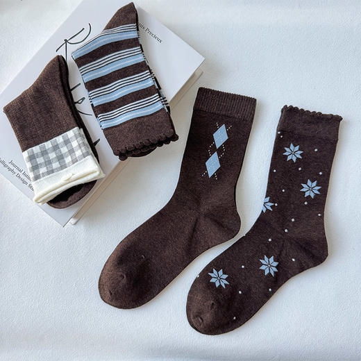 基础-简约暖棕轻甜袜-纪念日百货门店同款168148498 商品图1