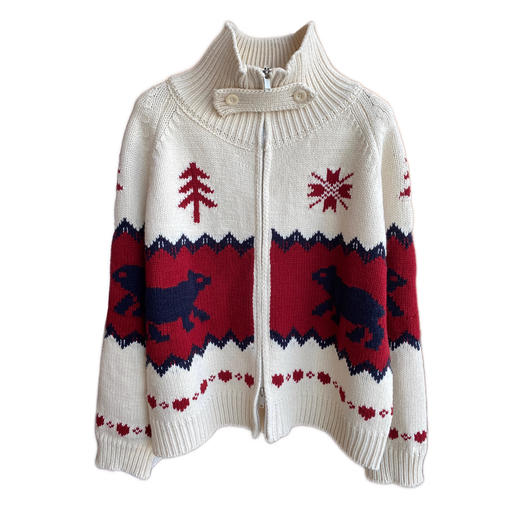 氛围感！ 慵懒时髦高领针织毛衣开衫厚外套女2025新款秋冬！ 商品图4