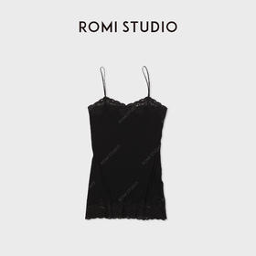 ROMI STUDIO“精致居家”100%匹马棉柔软丝滑蕾丝边吊带 RWDRSU1514