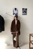 ELLA JADE 经典咖色时髦洋气毛绒皮草外套 21978 商品缩略图2