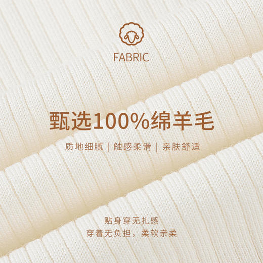 【商场同款】CNK5B76 “ 初恋毛衫 ” 纯羊毛白色小翻领小毛衫，后背精巧设计点 商品图3