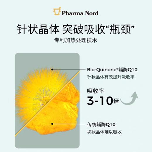 【丹麦原装进口】法尔诺德·辅酶Q10软胶囊 男性女性可用 60粒/盒 商品图1