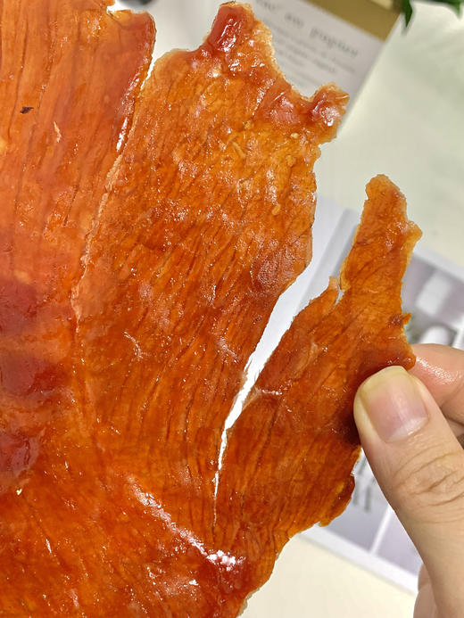 ×马同款❗比脸都大😆【七甲社黑金猪后腿肉脯】4袋💰39.9，三斤鲜猪才浓缩一斤精华🥩🥩🥩量大肉厚，纤维分明👍 ✅精选黑金猪15%黄金后腿肉 商品图2