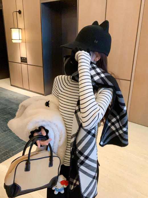 【149元任选2件】现货！ 韩系条纹长袖针织衫 商品图9