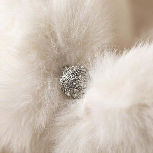 【林栖好物】（预售七天发货）毛领围脖原创复古百搭保暖围巾领巾装饰女小众设计 商品图3