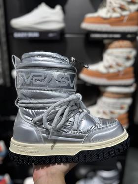 安踏SV|SV系列3步绒绒鞋增高大抓力保暖防滑绑带短筒女122548001VS【库存有限，如无货将做退款，介意慎拍！】