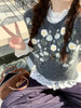 【149元任选2件】现货！ 韩系刺绣针织马甲 商品缩略图7