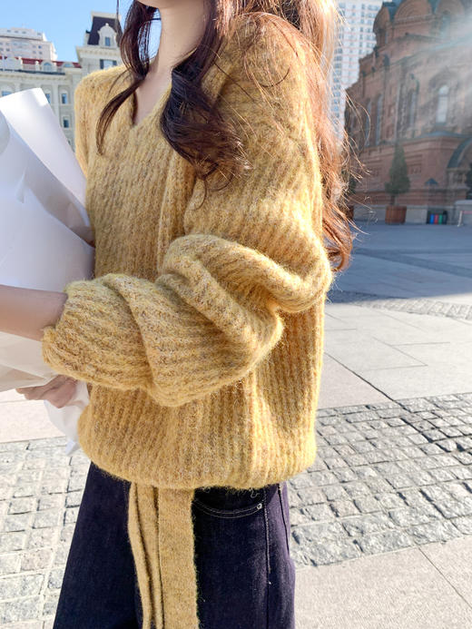 【169元任选2件】现货！ 韩系v领毛衣 商品图11