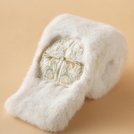 【林栖好物】（预售七天发货）毛领围脖原创复古百搭保暖围巾领巾装饰女小众设计 商品图6