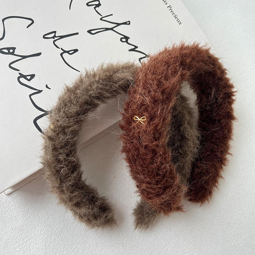 通勤日常暖绒金标发箍-纪念日百货门店同款167747940 商品图3