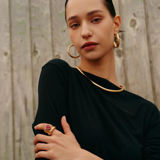 【吉克隽逸&黄龄&李斯丹妮同款】Ancient Rome古罗马时期 | 角斗士素金/银软戒指 商品图3