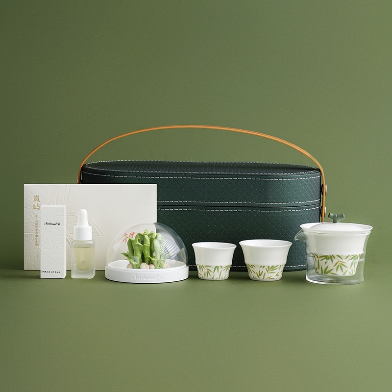 【非遗陶瓷手捏花传承】2026 马年富竹节节高套组