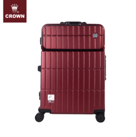 CROWN皇冠拉杆箱C-F5252H珠光酒红20寸-S