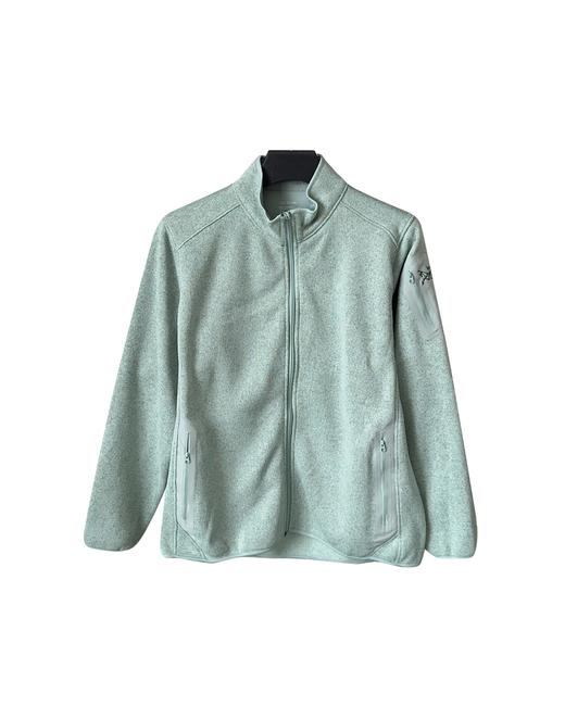 中性款刺绣立领抓绒外套lv003 商品图0