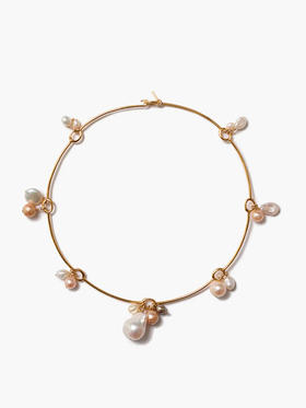 订购6周到｜Chan Luu-CROWN-皇冠 金色 淡水珍珠 项圈［美国设计师］