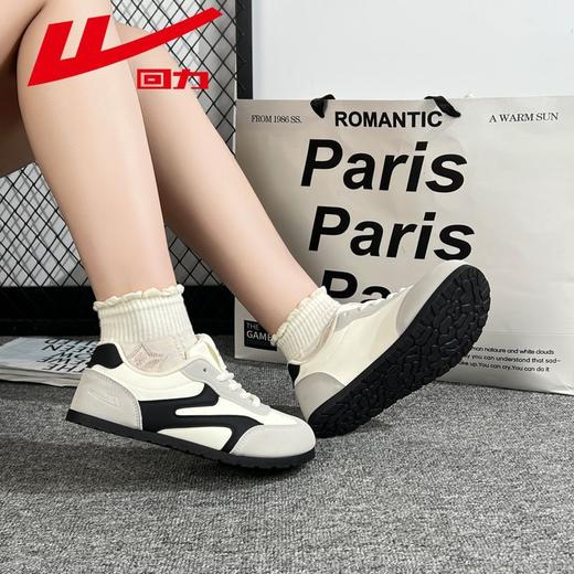 回力女鞋小白鞋女2025秋季百搭休闲运动鞋网红软底轻便芭蕾德训鞋 商品图2