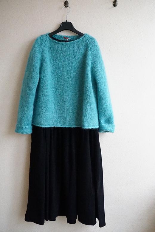 apuntob 马海毛初恋蓝毛衣 商品图9