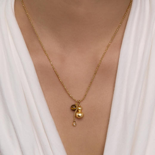 Manreya玛芮雅“福禄绵长”项链|铜镀金 商品图2