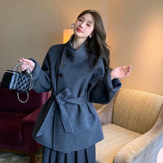 韩系双面呢子大衣 商品图4