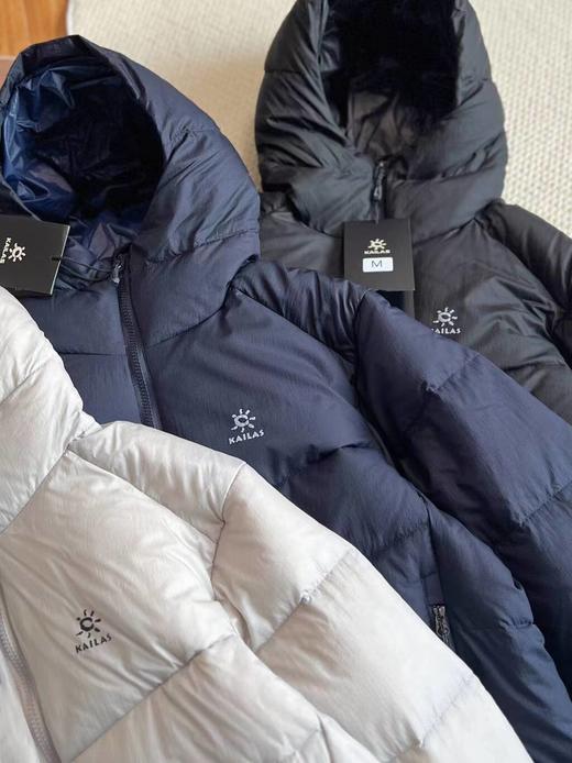 D121148轻量保暖防泼水防风户外运动登山御寒连帽羽绒服 商品图2