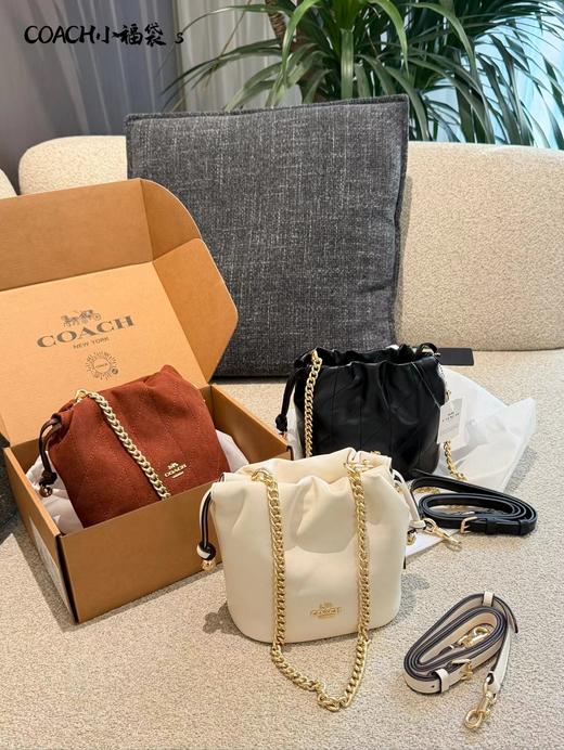 D121140软糯羊皮绗缝mini云朵包单肩斜挎包 商品图1