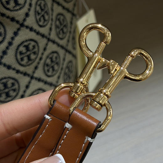 TB中号海军蓝老花水桶包121104 商品图8