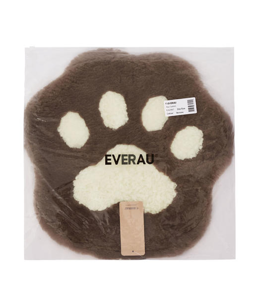 【澳洲品牌】EVERAU   纯羊毛椅垫小垫沙发垫坐垫羊剪绒短毛餐椅垫 小熊爪垫座垫冬季羊皮椅垫EAZ067 商品图3