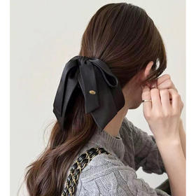 法式气质缎面高级感蝴蝶结抓夹-纪念日百货门店同款167643884