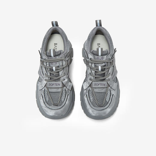 【百思图】BF楼百思图2026春新款加绒保暖老爹鞋厚底增高女运动休闲鞋G8897AM6 吊牌价799.现价299 商品图4