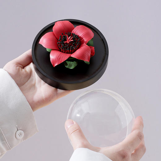 【非遗陶瓷手捏花传承】2026《花之礼》-茶饼香氛款 商品图6