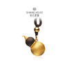 【沉香黄金】【福满厚禄系列】钻石世家 如意葫芦足金沉香吊坠（配绳）  古法黄金吊坠挂坠【黄金产品不支持无理由退换货】预计3-5天发货 商品缩略图4