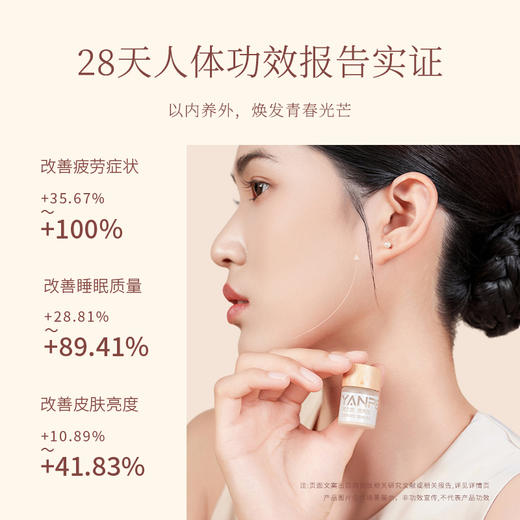 燕之屋YANPEP燕窝肽高光瓶小分子肽口服燕窝肽2g*28瓶  一次性发货 商品图2