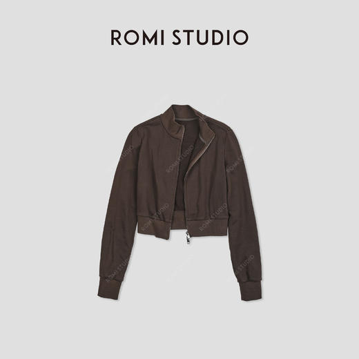 ROMI STUDIO"简约复古"100%棉率性百搭美式运动风外套RWCSWM2757 商品图3