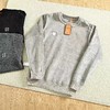 D121130秋冬加绒加厚设计胸前刺绣Logo圆领毛衣男款 商品缩略图3