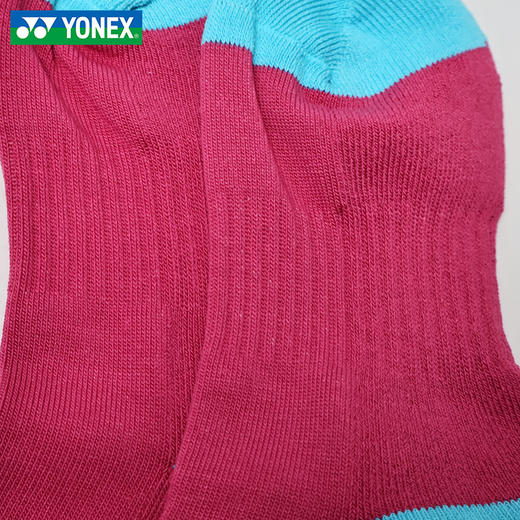 YONEX尤尼克斯羽毛球袜马年限定YOBC5133CR女款加厚毛巾底长筒运动袜 商品图4