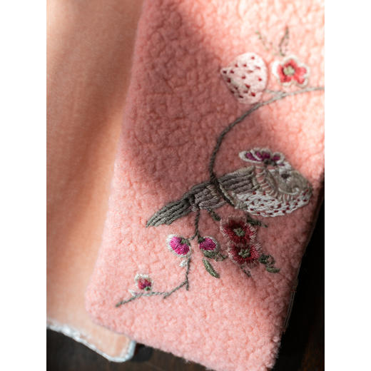 牧衣游原创 进口羊毛混纺羊羔毛围巾保暖 南有【不支持会员折】 商品图3