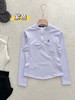 D121151轻量透气户外运动登山徒步半拉链女款长袖抓绒衣 商品缩略图11