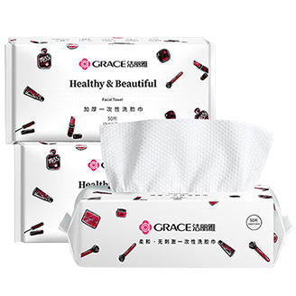 洁丽雅 医护级柔软加厚一次性绵柔巾 商品图2