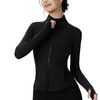 【限时秒】YOGACODE【火树银花系列】秋冬瑜伽服外套女拉链紧身显瘦长袖瑜伽服户外训练运动外套DSL646 商品缩略图4
