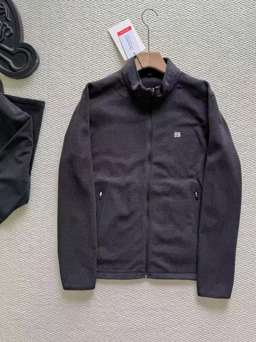 D121166男士立领抓绒夹克秋冬透湿保暖外套户外运动上衣 商品图8