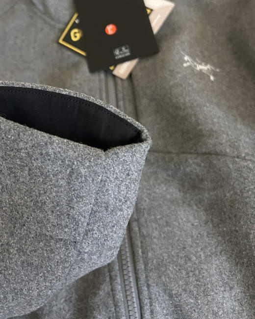 中性款抓绒羊毛呢连帽外套hu003 商品图2