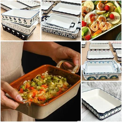 【出口餐具尾单-福利专场】多功能长方形烤盘系列【CJ03】 商品图0