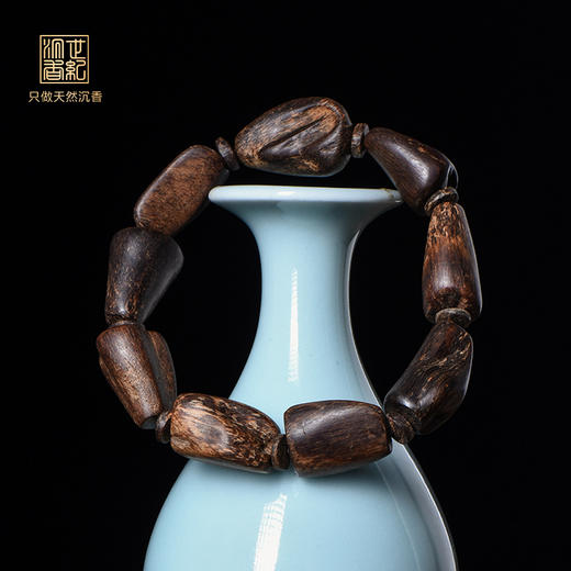 天然柬埔寨随形沉香手串 沉水级 20.3克 SP11138 商品图0